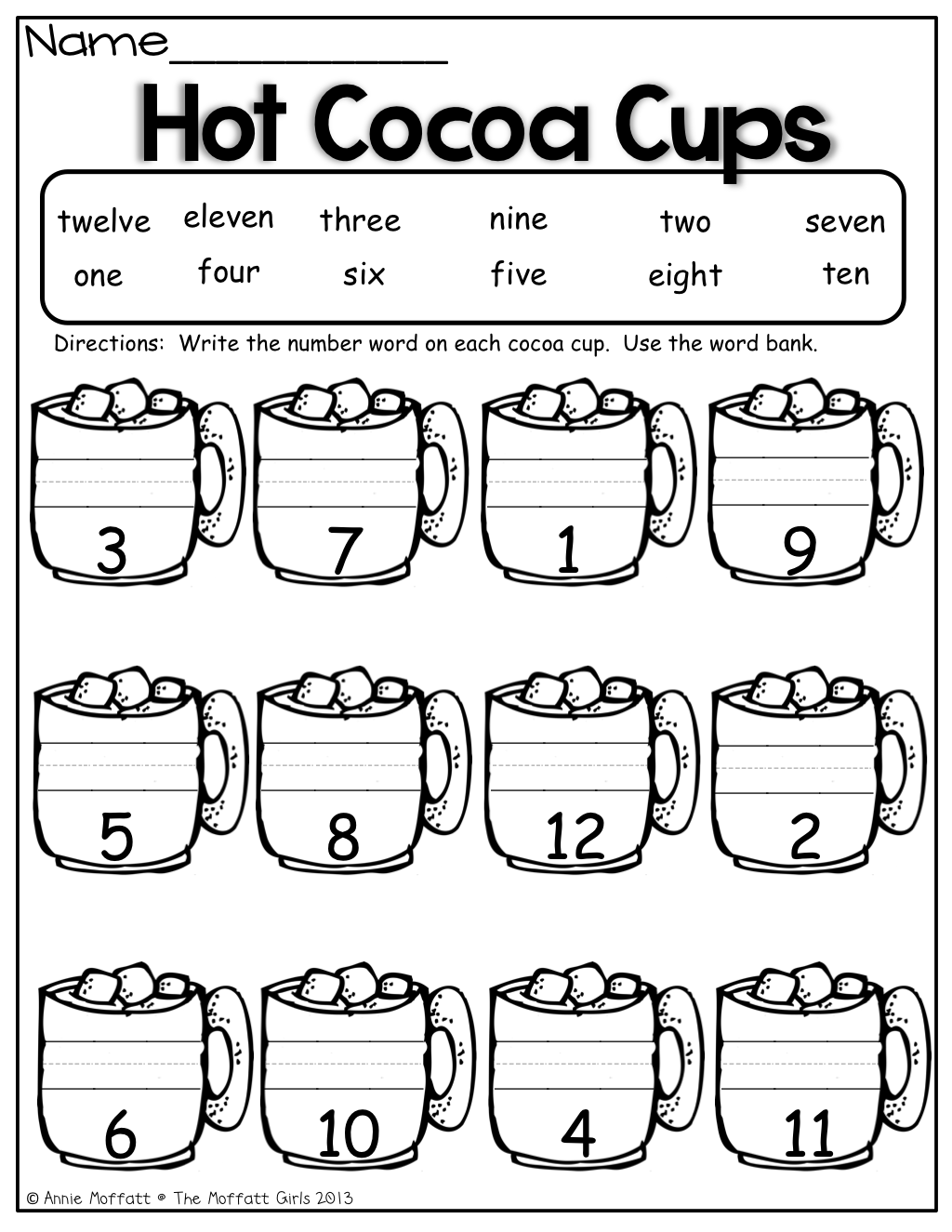 Number Word Practice! â¦